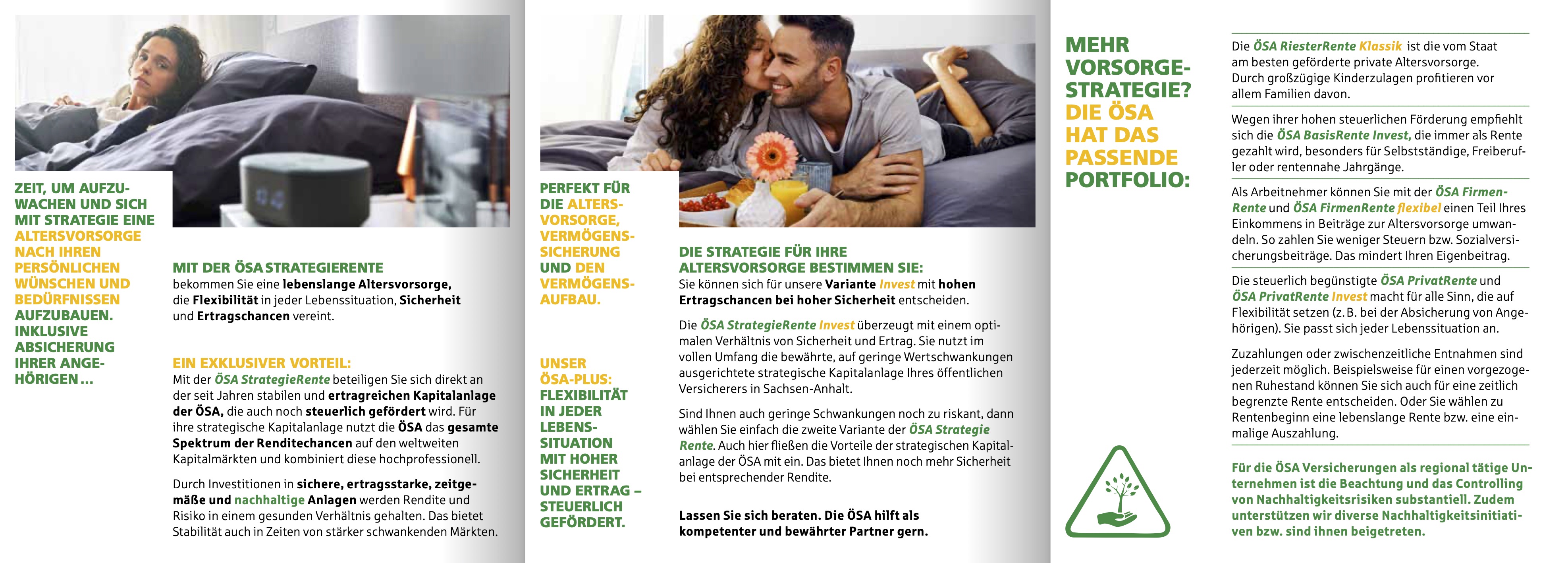 OeSA StrategieRente-Flyer